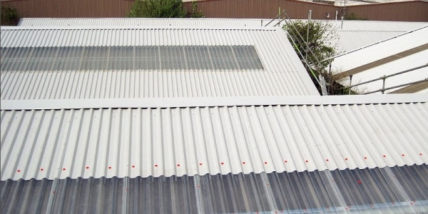 industrial roofing at barrow council